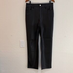 INC International Concepts Black Straight Leg Pants
